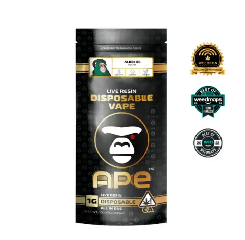 APE All-in-One Vape 1G - ALIEN OG (H)