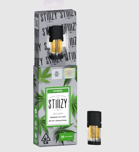 Vape Cartridge - Blue Burst (H) 1G Original Thc Pod - Stiiizy