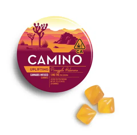 Camino - Pineapple Habanero Gummies - 100Mg - 20Ct - 5Mg/Ea edible