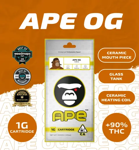 Ape 1G Vape - Ape OG (I) vape cartridge
