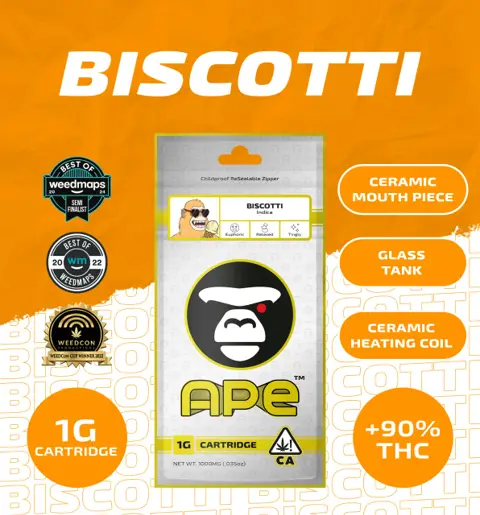 Ape 1G Vape - Biscotti — Sauce Cart (I) vape cartridge