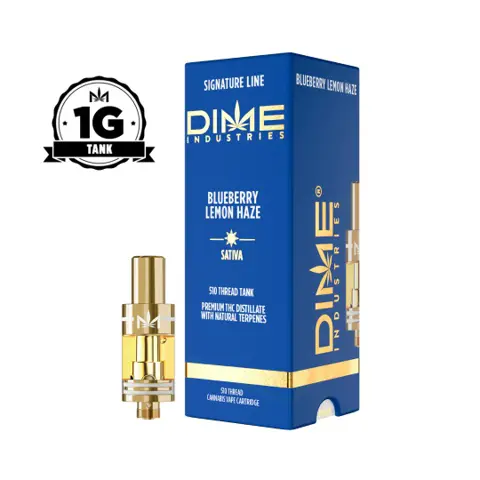 Dime 1G Vape - Blueberry Lemon Haze vape cartridge