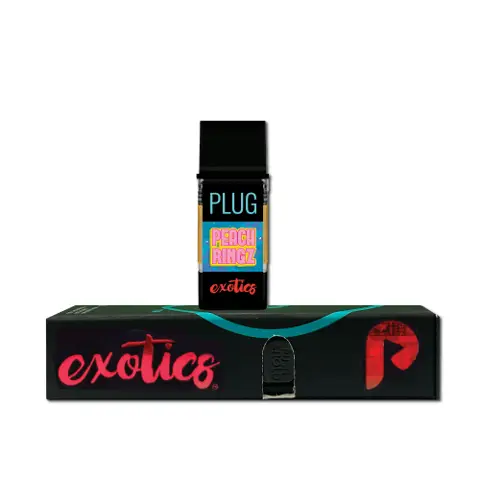 Vape - 1G Plug™ Exotics: Peach Ringz (H) vape pod