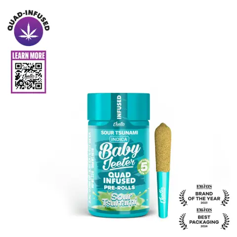 Baby Jeeter - Quad-Infused - Sour Tsunami (I) infused pre-roll