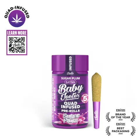 Baby Jeeter - Quad-Infused - Sugar Plum (S) infused pre-roll