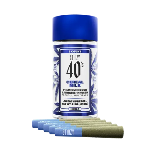 Stiiizy - Cereal Milk - .5G 40S Infused Preroll 5 Pack infused pre-roll